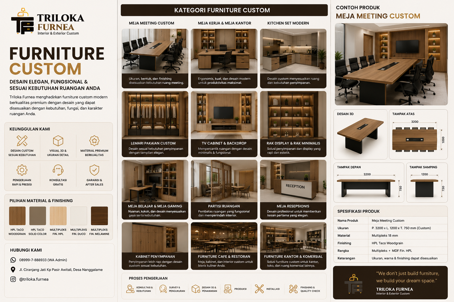 Furniture Custom Modaern Style