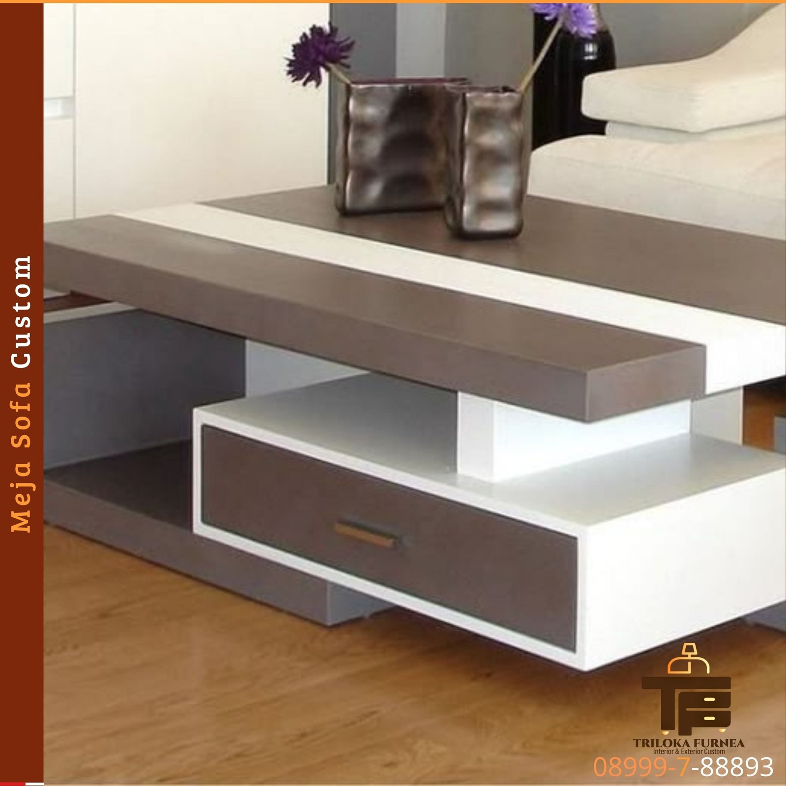 Meja Sofa Custom Modern untuk Ruang Tamu Lebih Elegan - Image 2