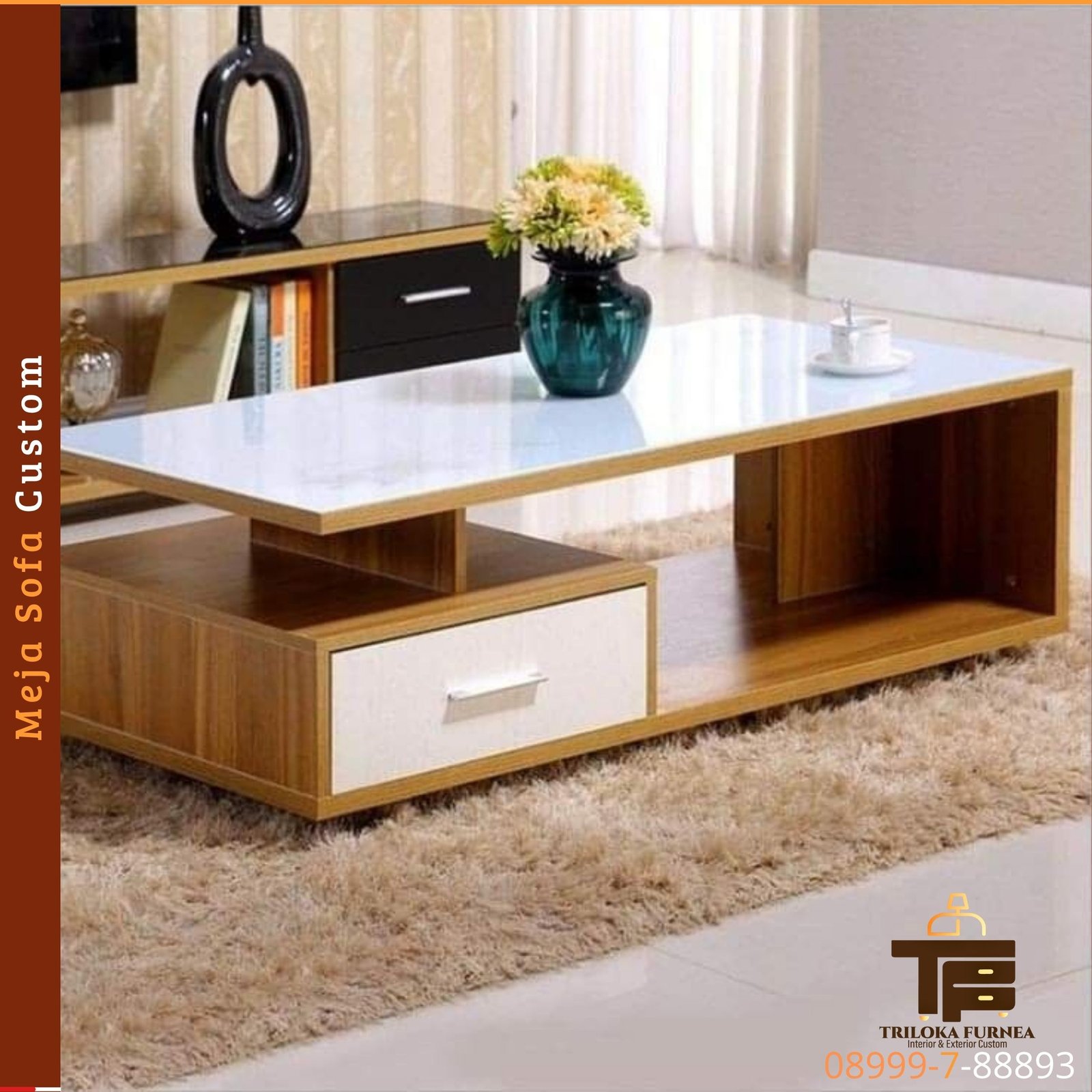 Meja Sofa Custom Modern untuk Ruang Tamu Lebih Elegan - Image 7