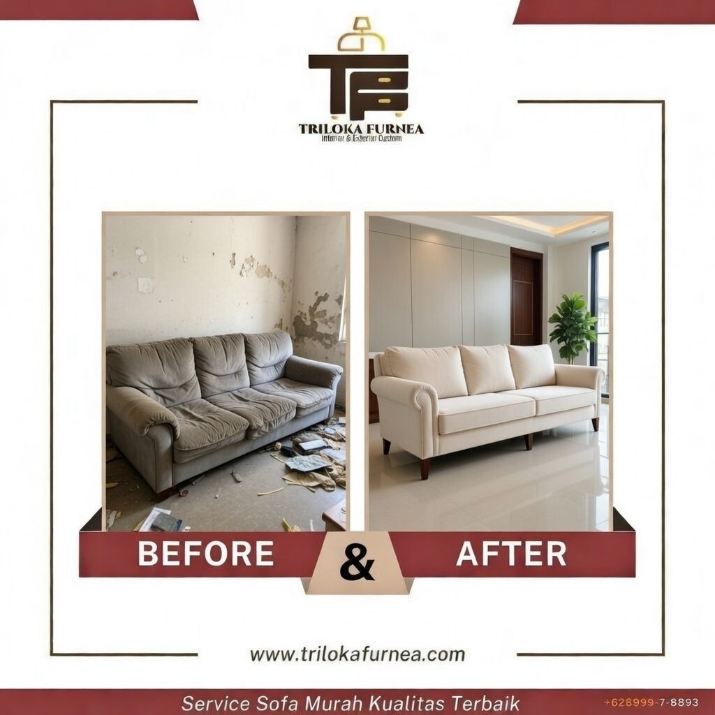 Service Sofa Terdekat Triloka Furnea – Murah, Cepat, Hasil Seperti Baru 🛋️ - Image 3