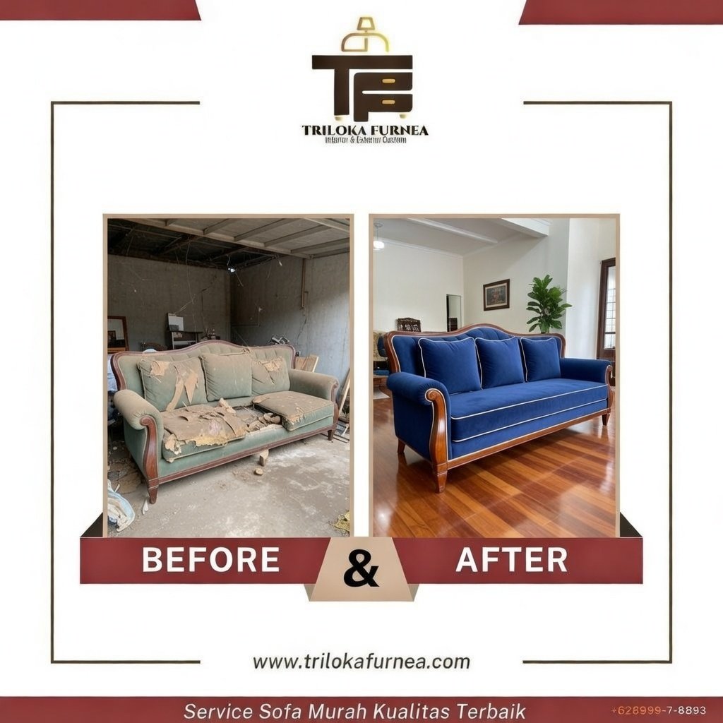 Service Sofa Terdekat Triloka Furnea – Murah, Cepat, Hasil Seperti Baru 🛋️ - Image 4