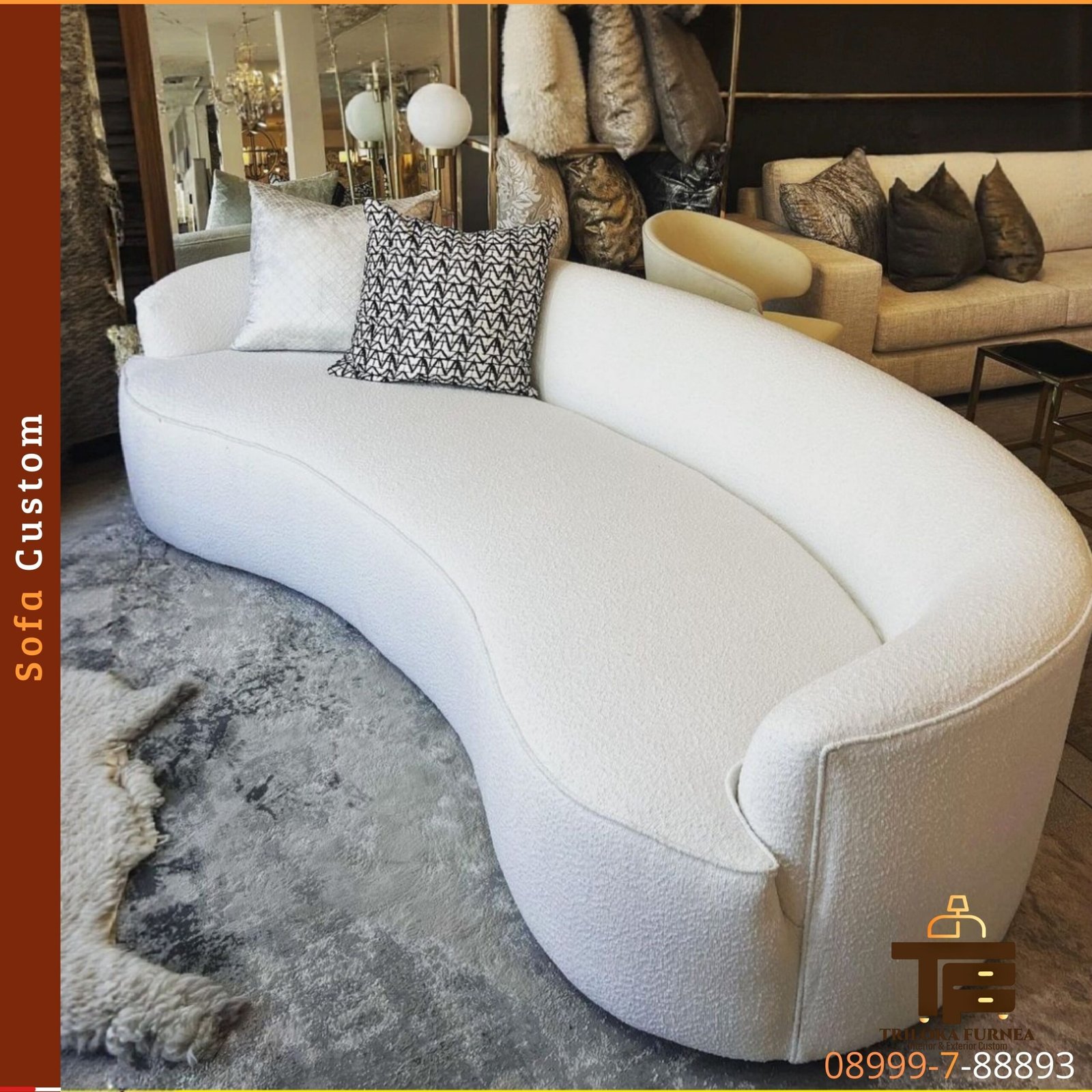 Sofa Custom Semi Circle - Image 4