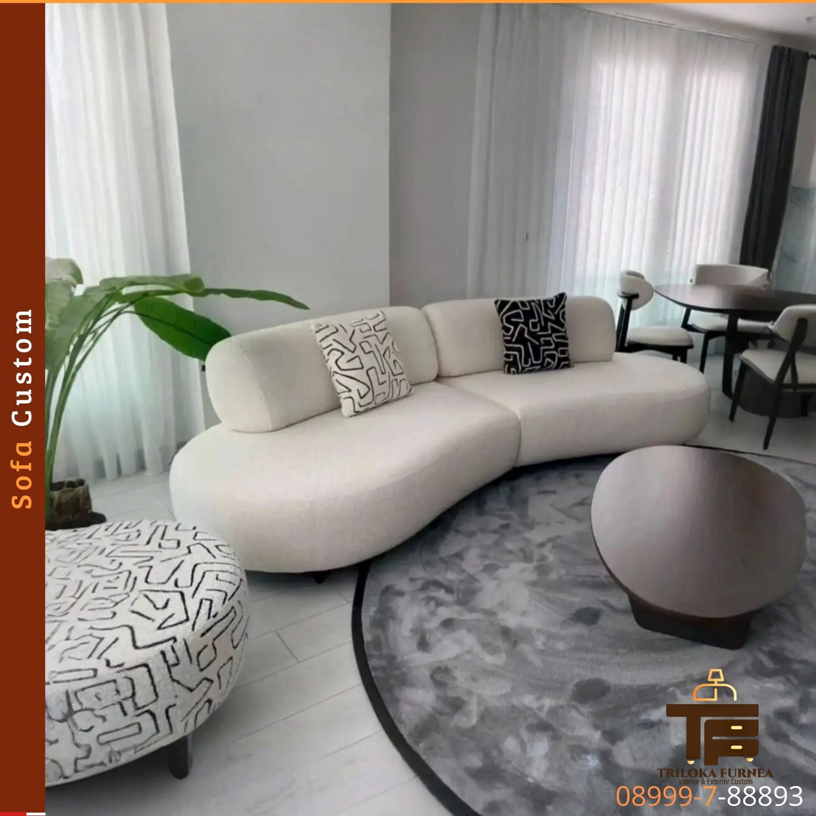 Sofa Custom Semi Circle - Image 6