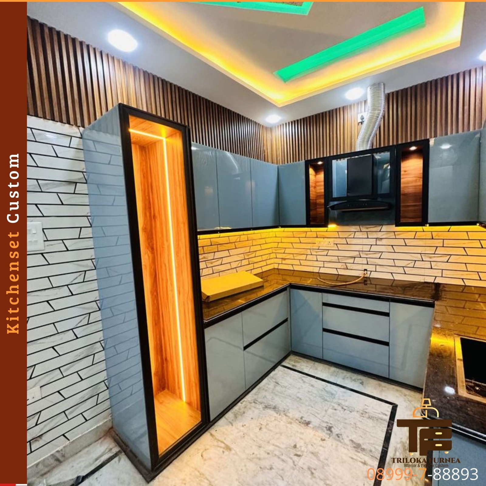 Kitchenset Custom Murah Berkualitas – Desain Minimalis & Modern - Image 10