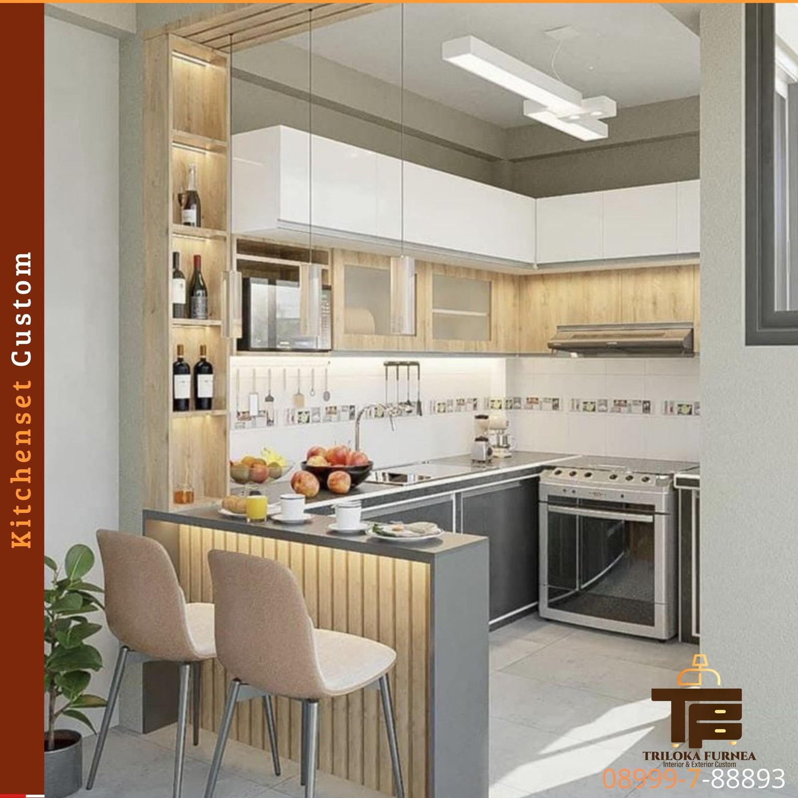Kitchenset Custom Murah Berkualitas – Desain Minimalis & Modern - Image 9