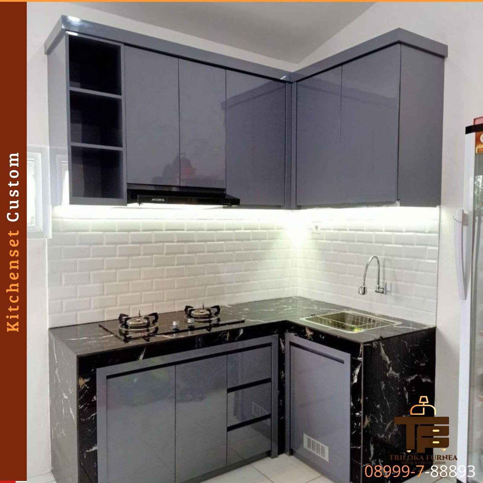 Kitchenset Custom Murah Berkualitas – Desain Minimalis & Modern - Image 5