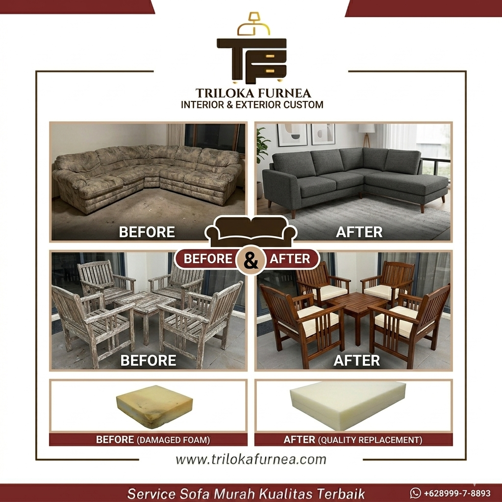 Reparasi Sofa & Kasur Murah – Gak Perlu Beli Baru, Hemat Banget!