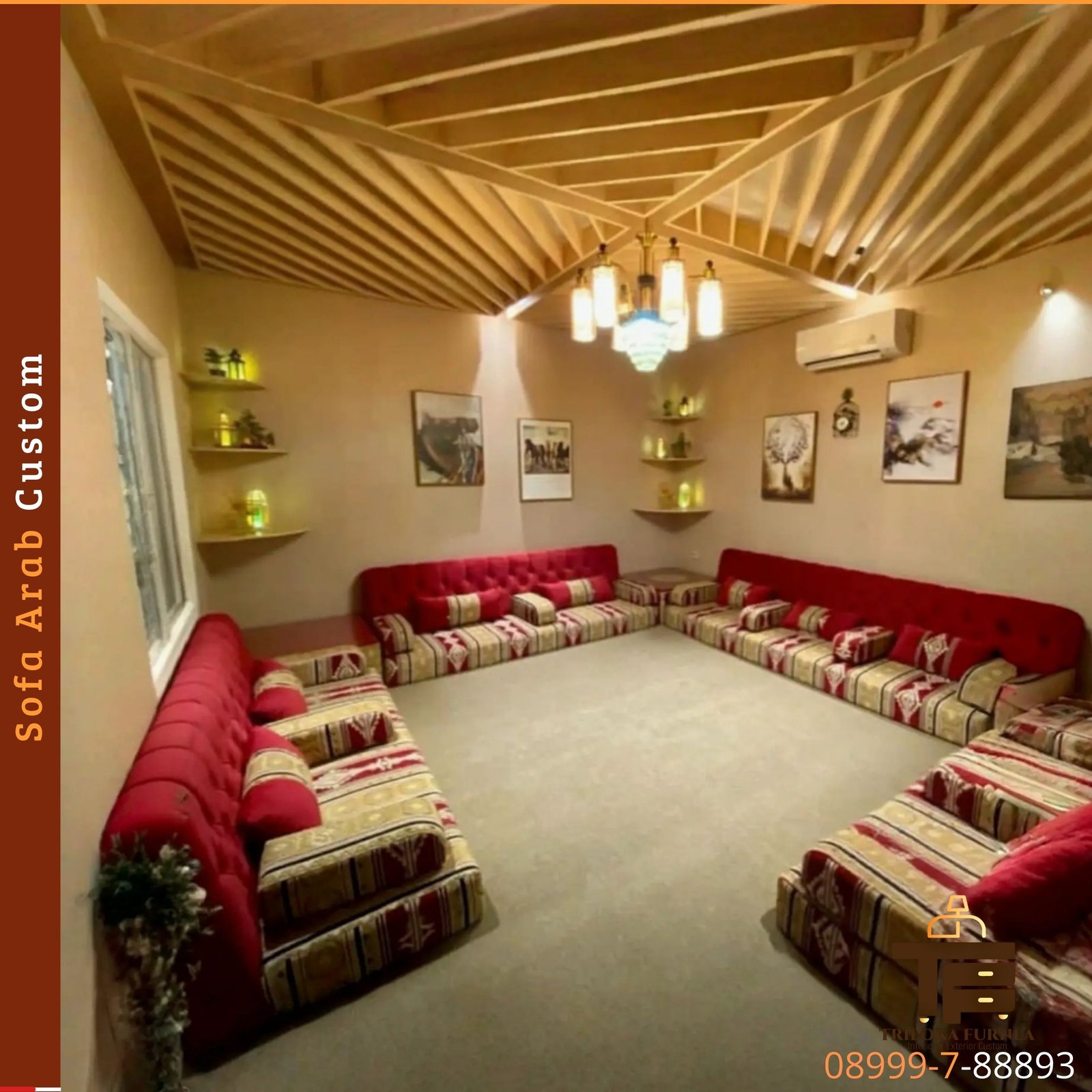 Sofa Arab Custom Premium | Sofa Majlis Arab Per Meter - Image 2