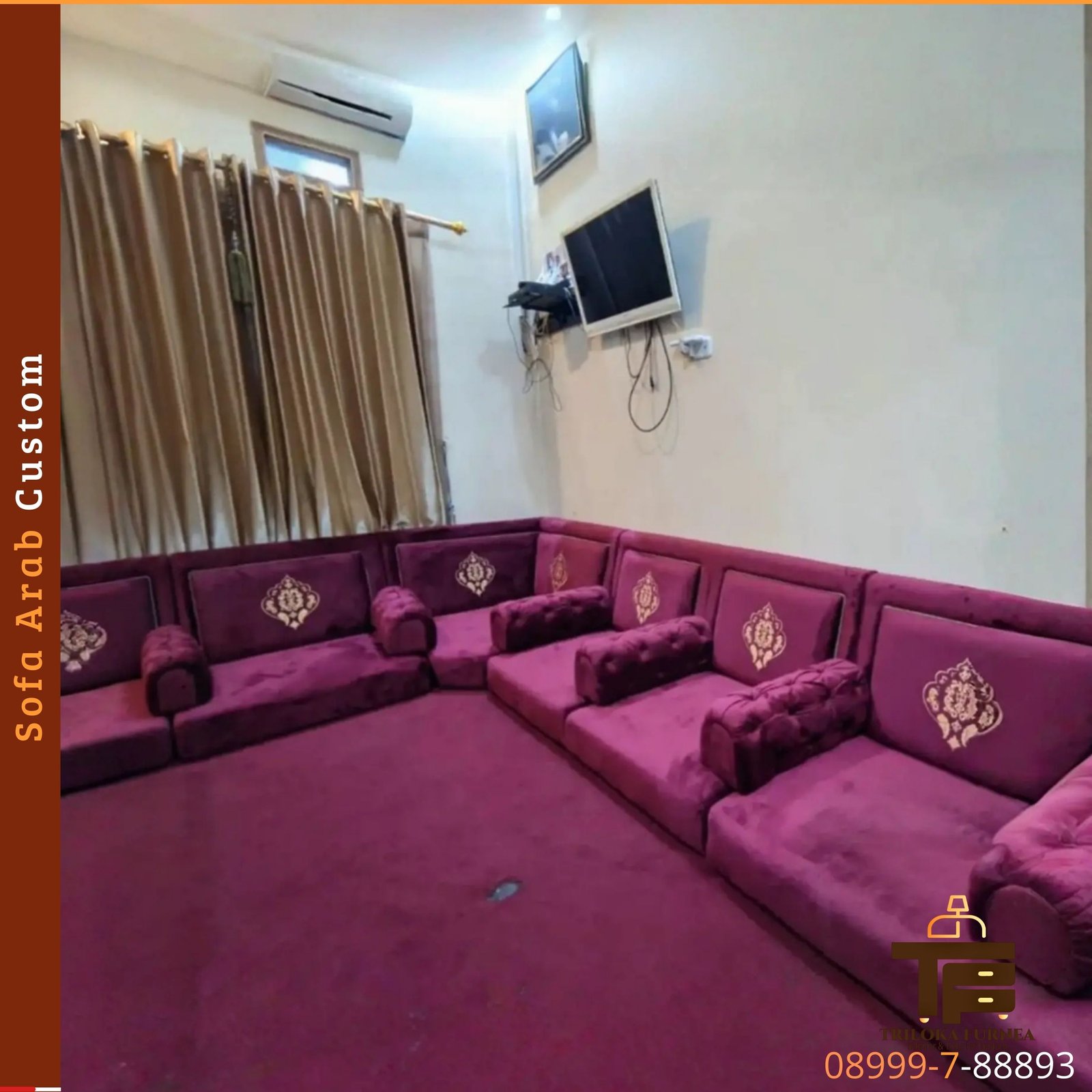 Sofa Arab Custom Premium | Sofa Majlis Arab Per Meter - Image 7